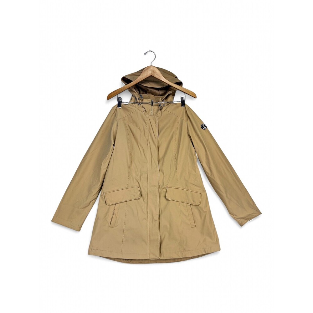 Lands' End Women's Hooded Ski/Snow Jacket M Beige